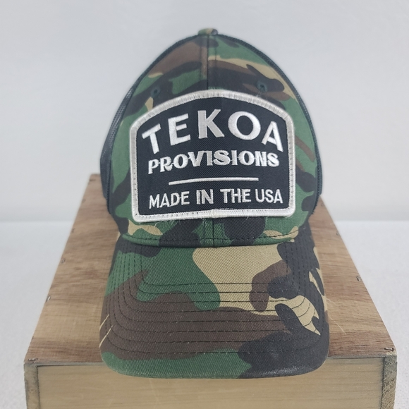 Richardson Tekoa Provisions Snap Back Cap Camo Adjustable - Picture 1 of 6